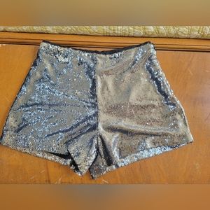 FREE PEOPLE SEQUIN SHORTS